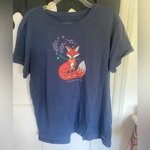 life is good blue tee wildlife print-XL